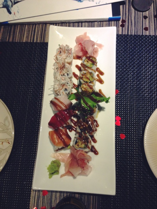 Spider Roll, Chef Special Rainbow Maki, Shrimp Roll (via)