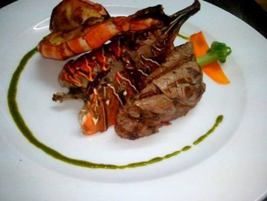 Surf and Turf (Lobster and Steak)